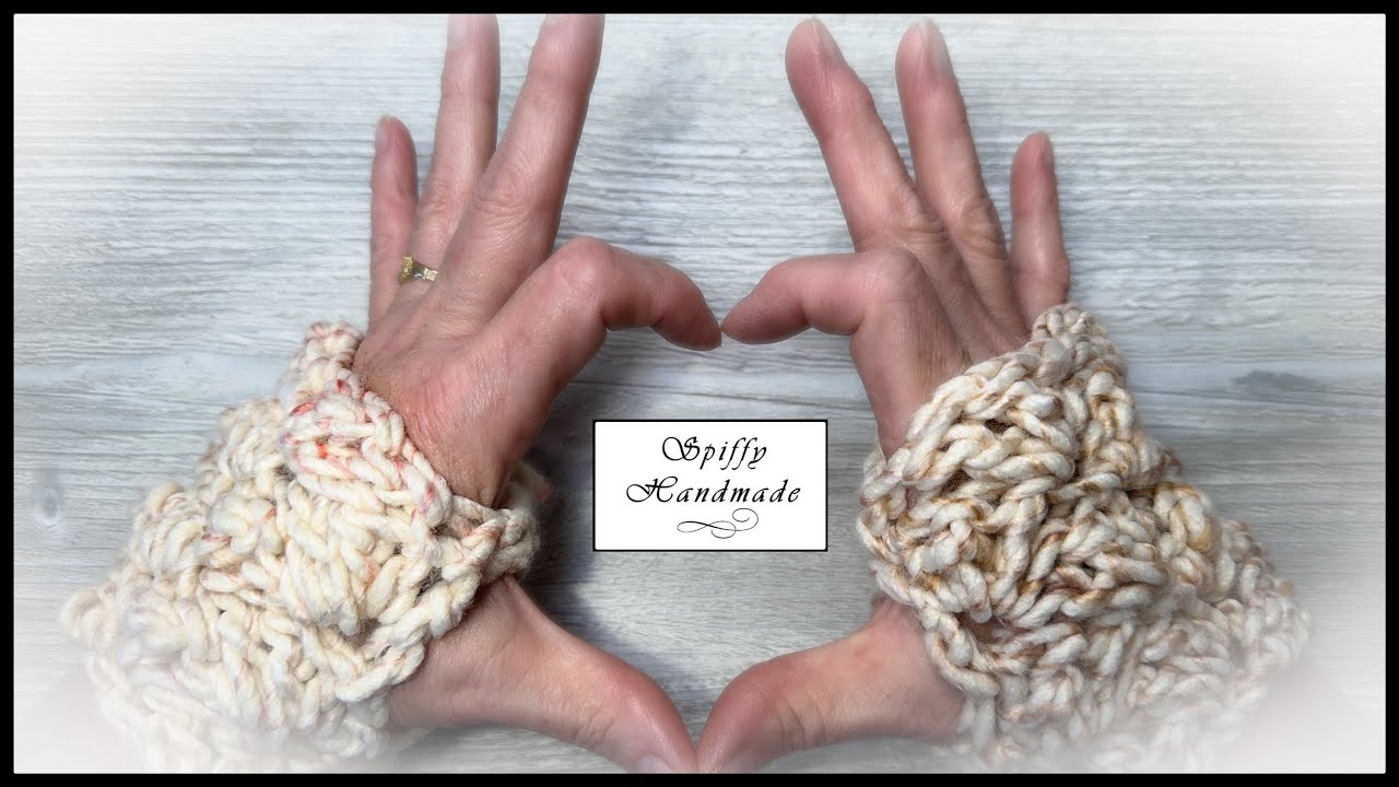 All The Fall Things Fingerless Mitts Use Up Some Scrap Yarn!
