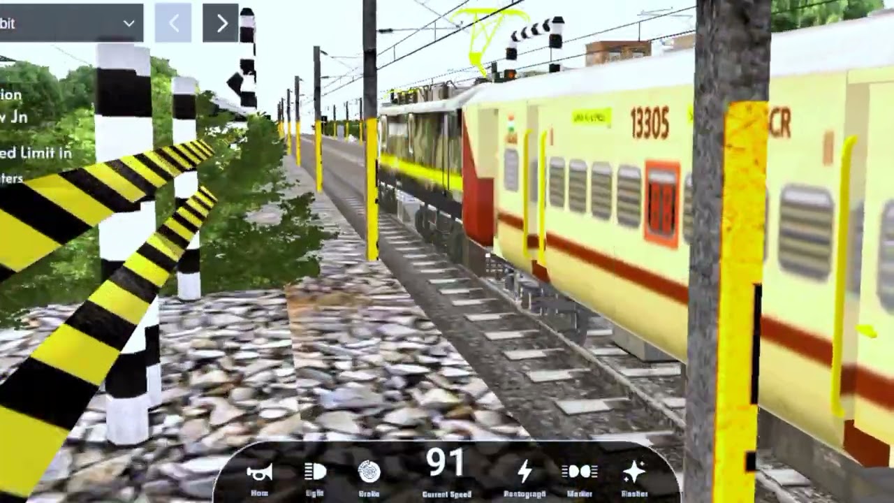 New! Hazarduari Express Departure Kolkata Station - Indian Railway Train Simulator - 304 Episode