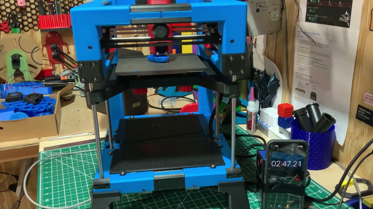 Speedboat Benchy @ 6min 48s on #the100 3D Printer