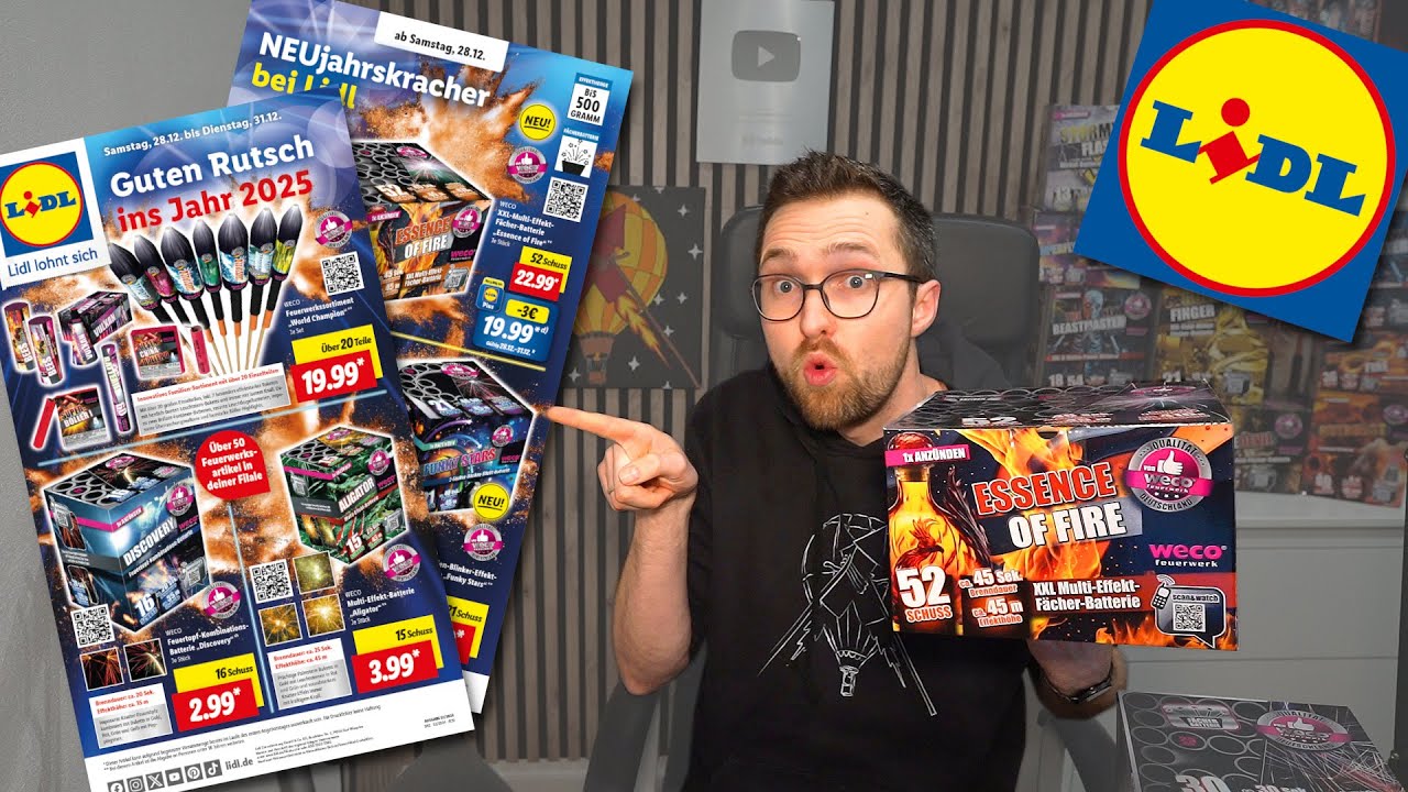 LIDL FEUERWERK PROSPEKT 2024/25 🔥🔥🔥 | Komplette Vorstellung