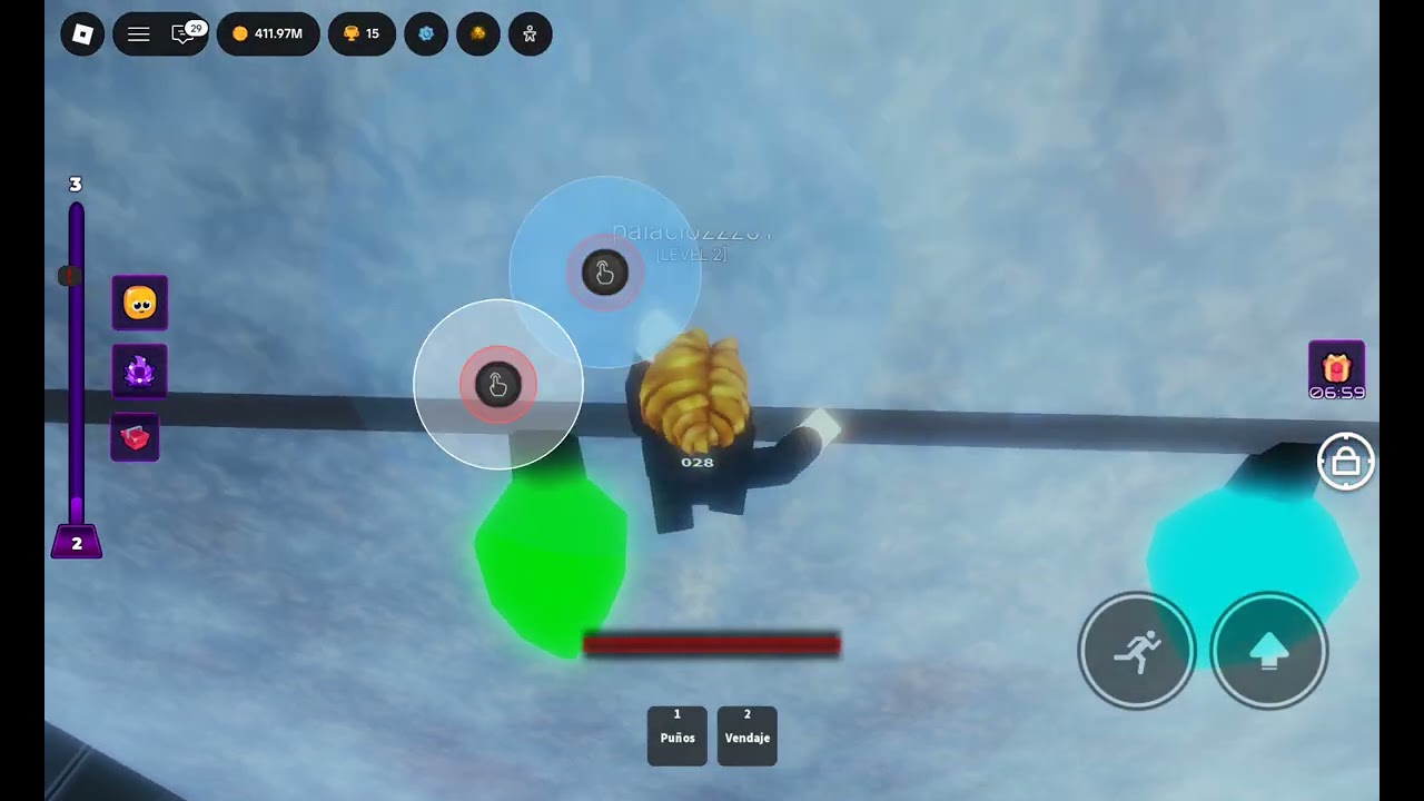 Jugando la update de luchadores del cielo