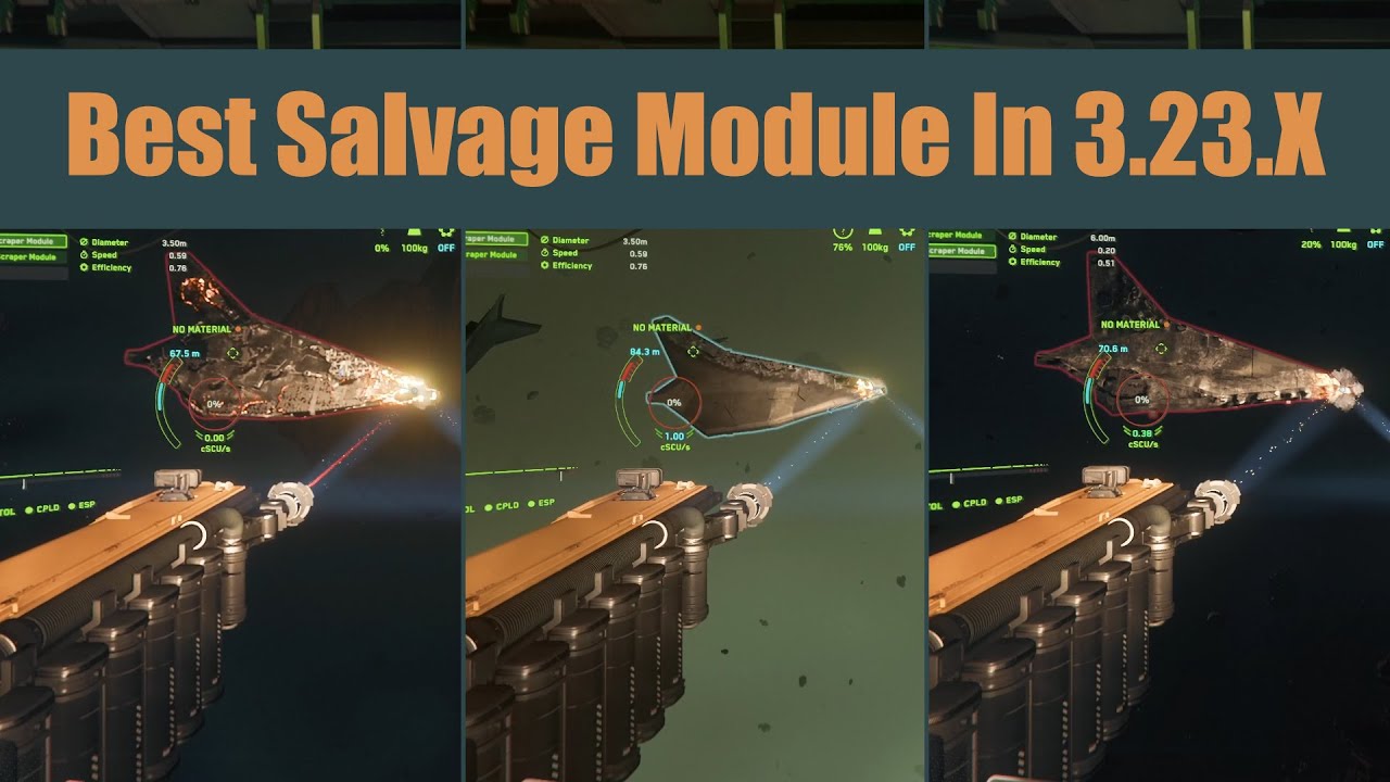 Finding The Best Salvage Module In Star Citizen 3.23