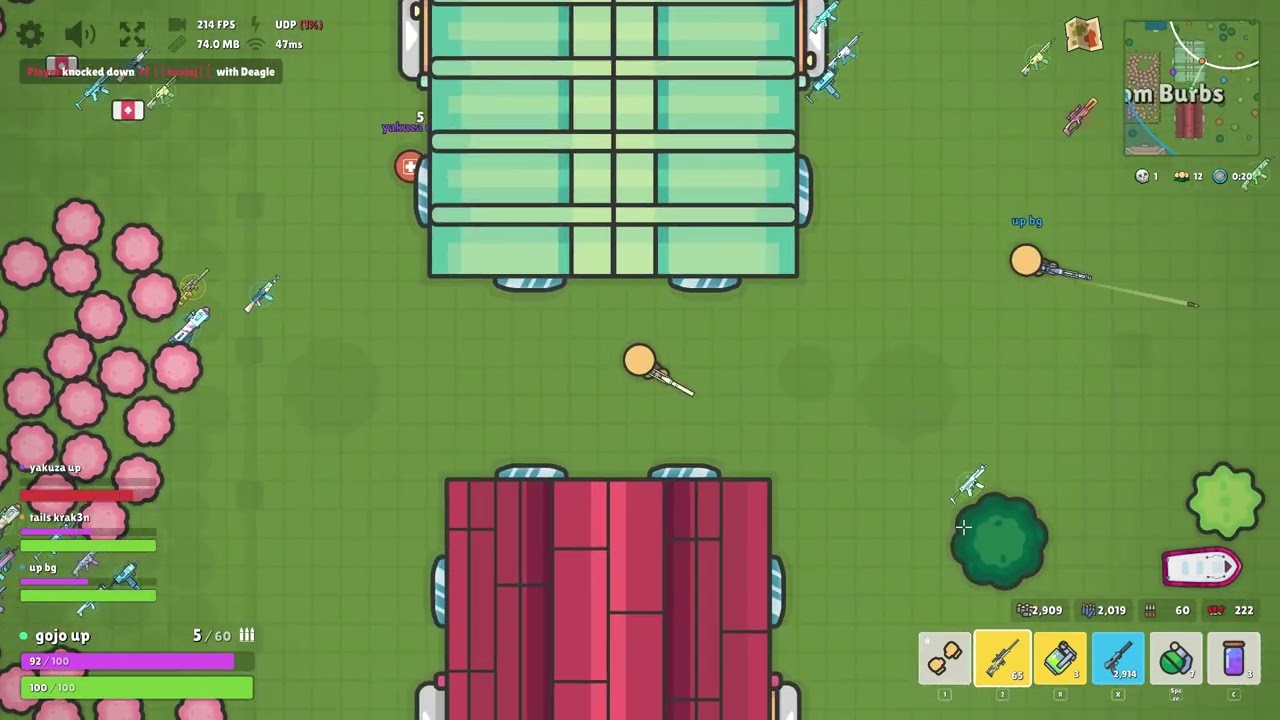 Zombs Royale zre squad win for up