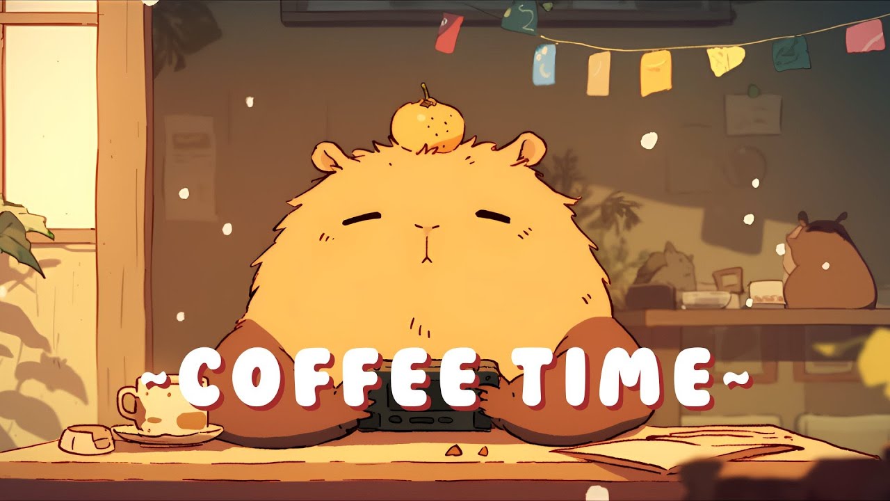 [Long Session] Lofi Capybara Radio | Calm Music for Focus & Study 📚 🎵