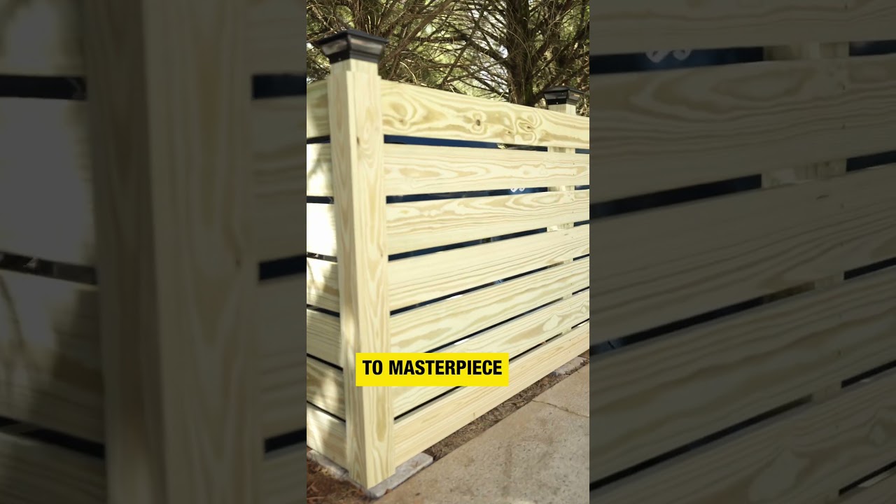 DIY Garbage Can Enclosure