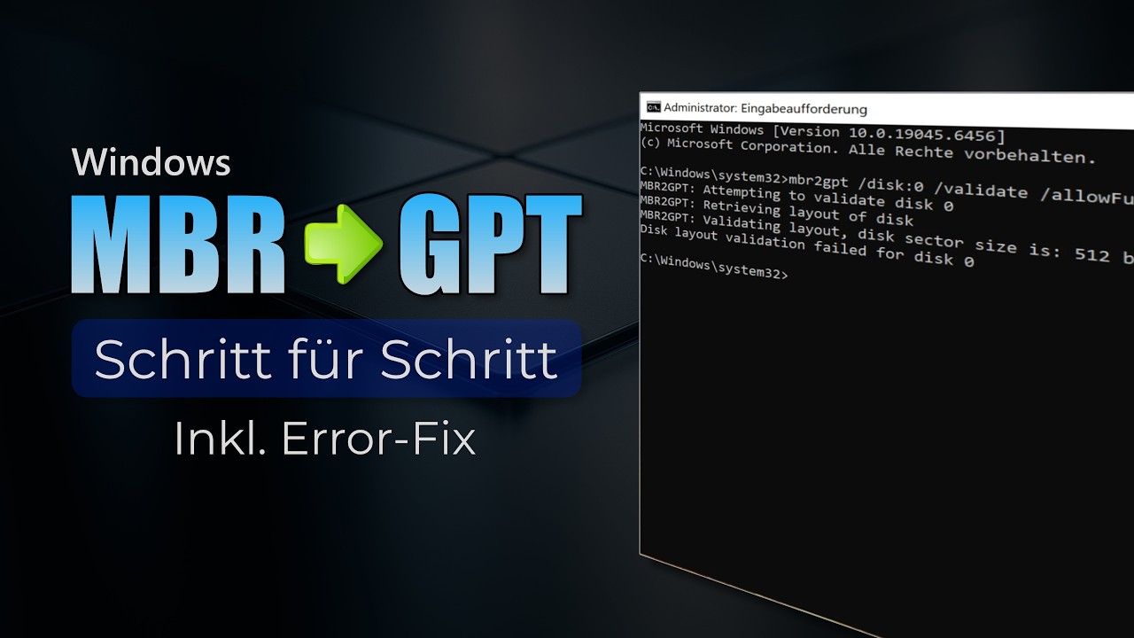 MBR zu GPT konvertieren &ndash; so stellst du von BIOS auf UEFI um