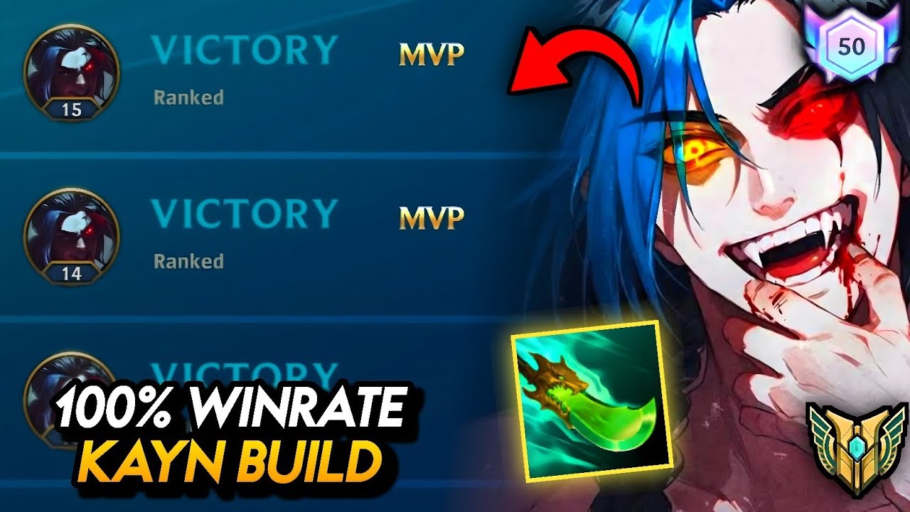 Wild Rift: MY SHOJIN RED KAYN IS BUILT DIFFERENT!! 😱 (100% WIN RATE BUILD) 