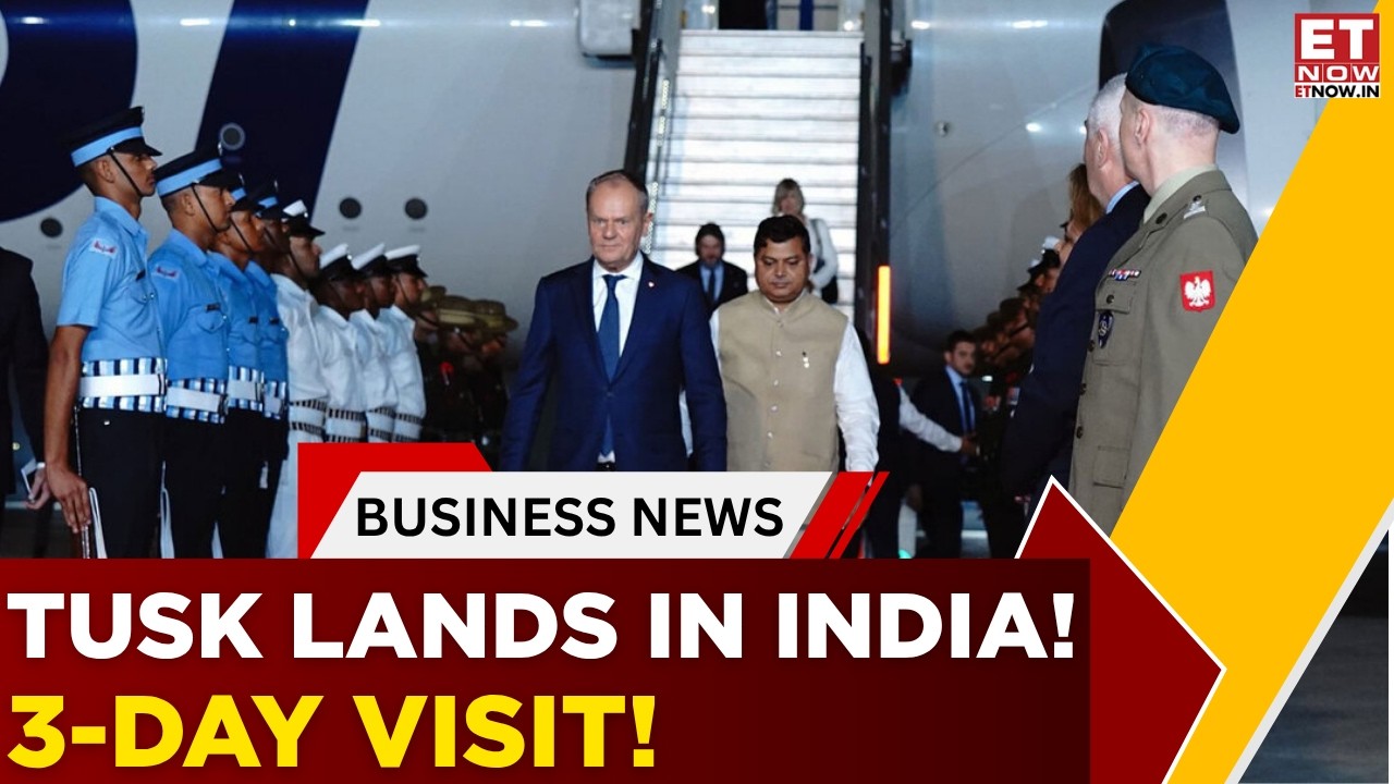 Polish PM Donald Tusk Arrives In India For 3-Day Visit | PM Modi Talks On Agenda | Business News