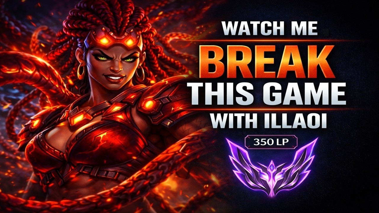 RANK 1 ILLAOI BREAKS HIGH ELO – 1v9 MASTERCLASS