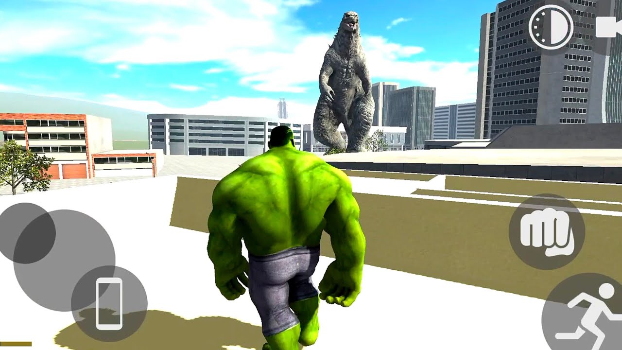 Hulk Vs Godzilla  || Indian bike driving 3d game