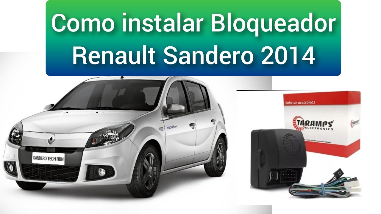 Como instalar Bloqueador Renault Sandero 2014
