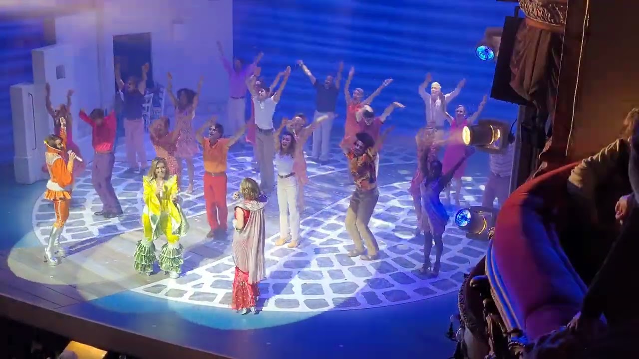 Mamma Mia! Novello Theatre, 25th anniversary final courtain 6.4.2024, 3pm