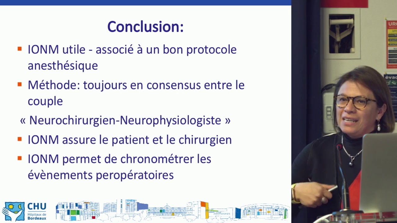 Monitoring intra-opératoire des Chiari - Dr Natalia DELGADO PICCOLI