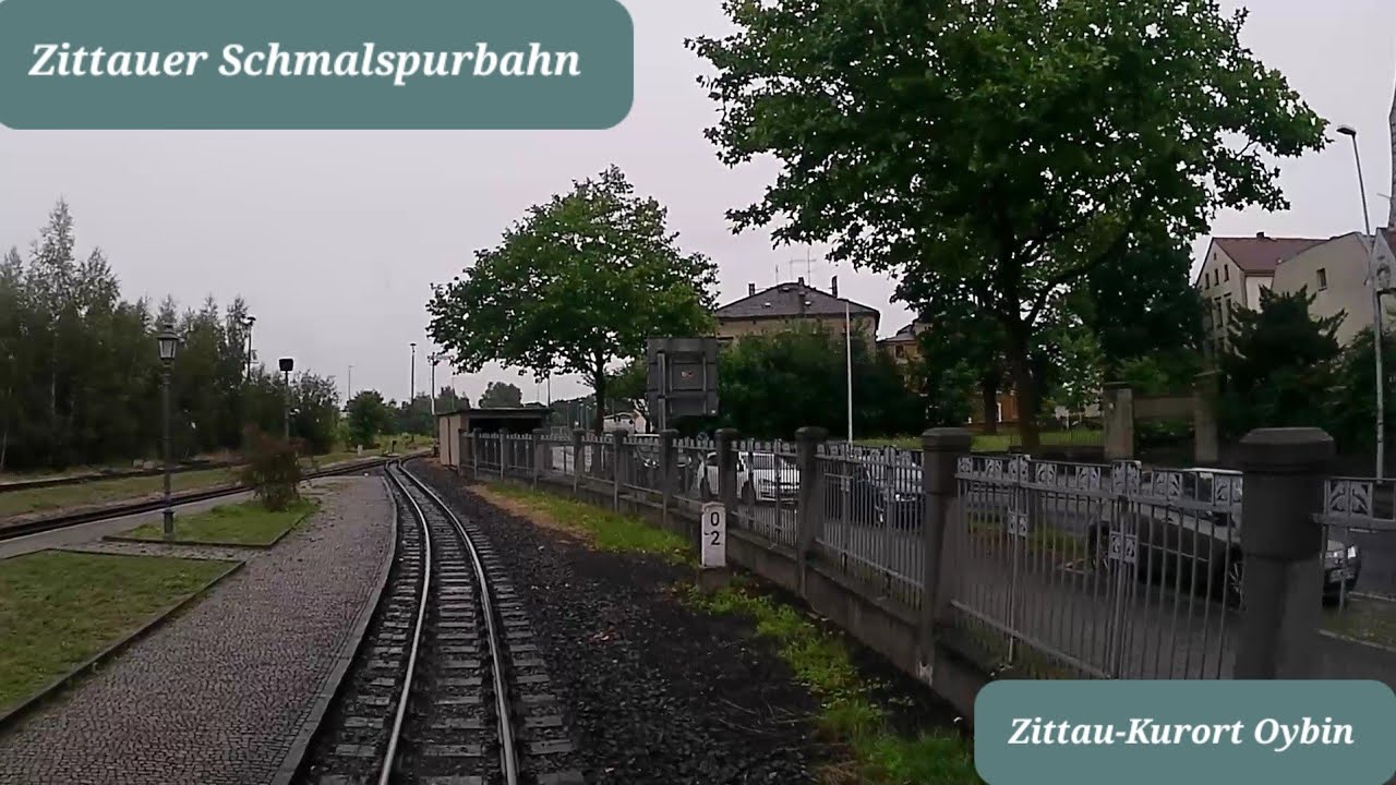 Fahrt mit der Zittauer Schmalspurbahn: Zittau-Kurort Oybin