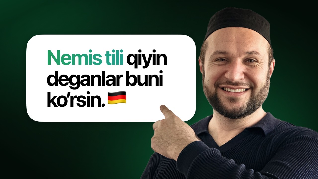 Nemis tilini tez va oson o'rganish sirlari.