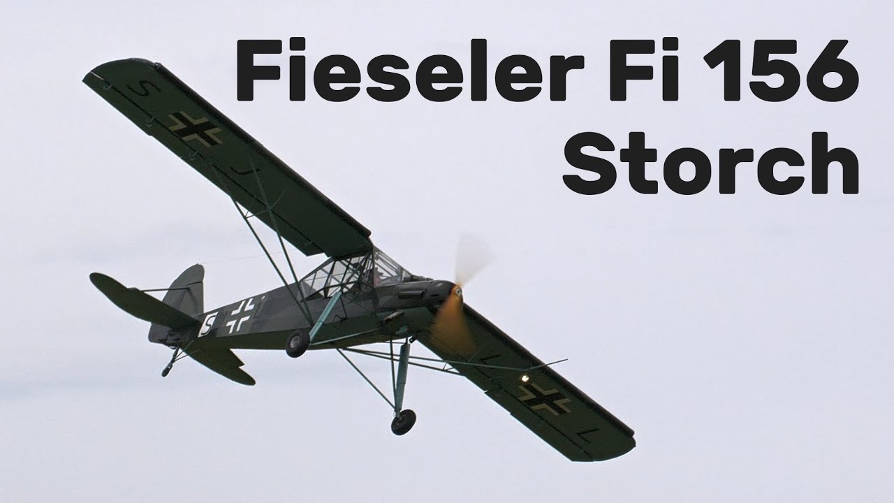 Fieseler Fi 156 Storch 80% SCALE REPLICA | 4K | 14th HISTORICAL AIRSHOW 2024