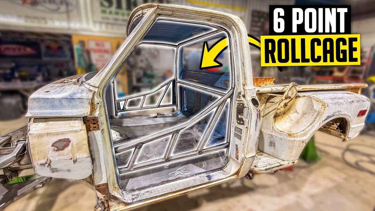 6 Point Rollcage Build in a Supercharged '68 C10! - Chevy C10 Burnout Truck