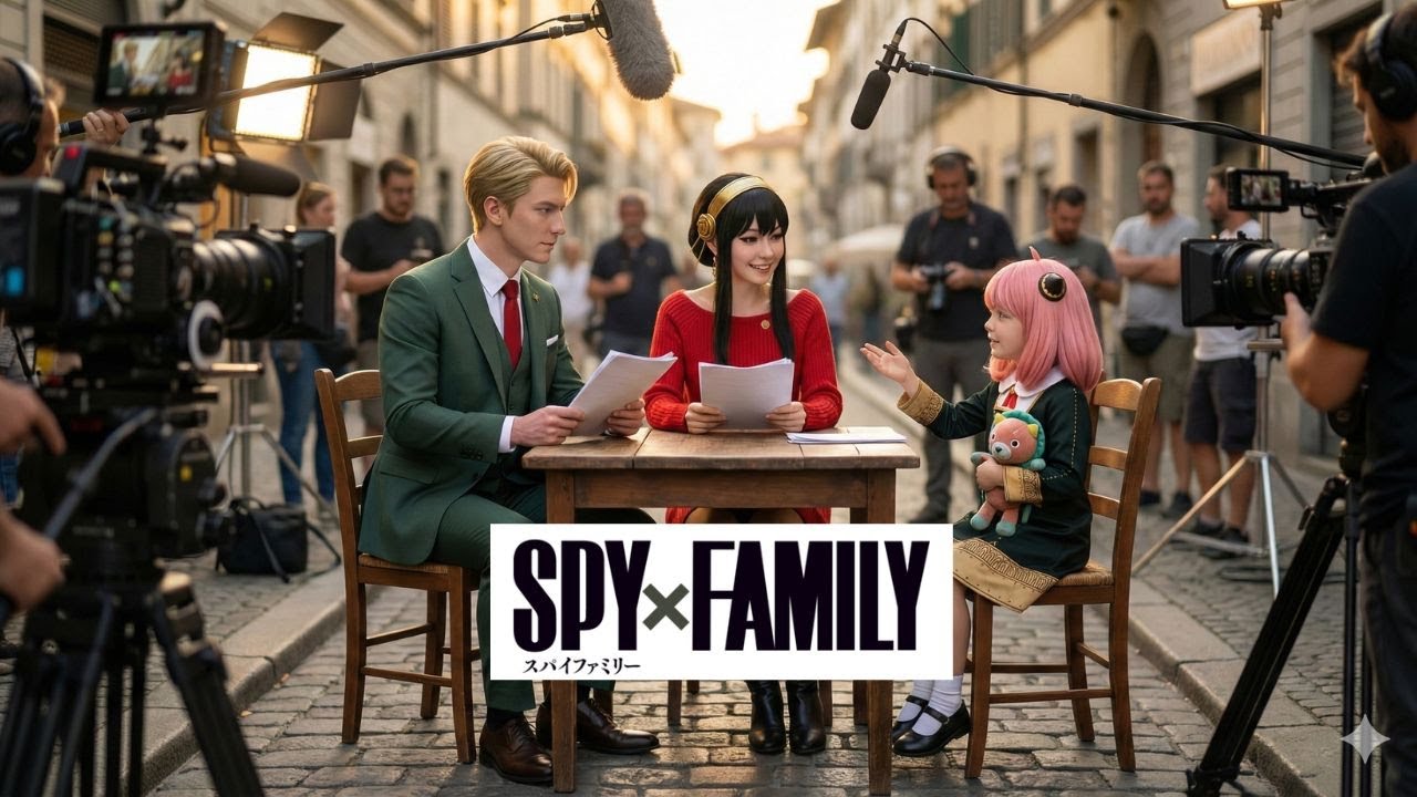 Inside SPY×FAMILY: AI Ultra-Realistic 4K Behind the Scenes with All Characters!