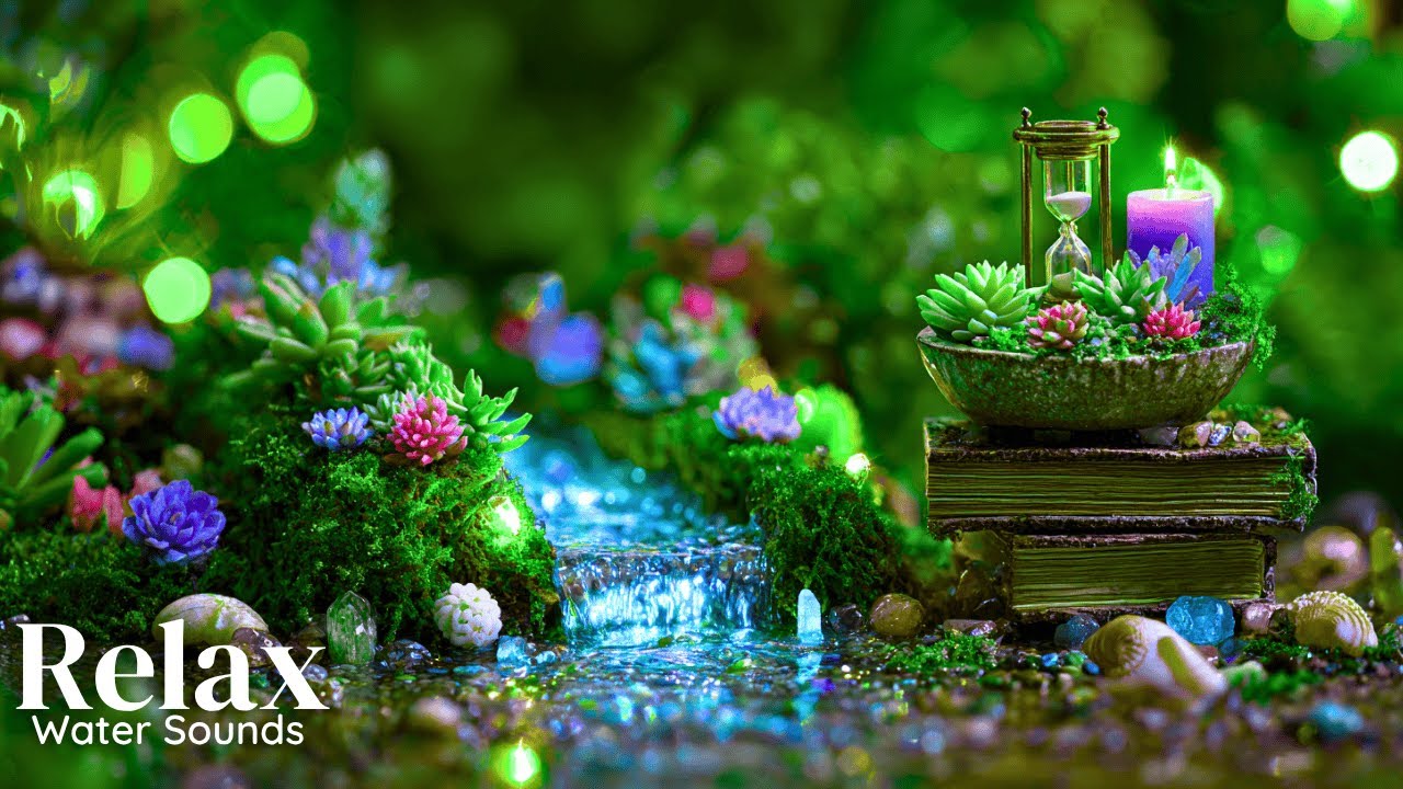 Gentle Water Sounds 🌸 Relaxing Music | Instant Stress Relief