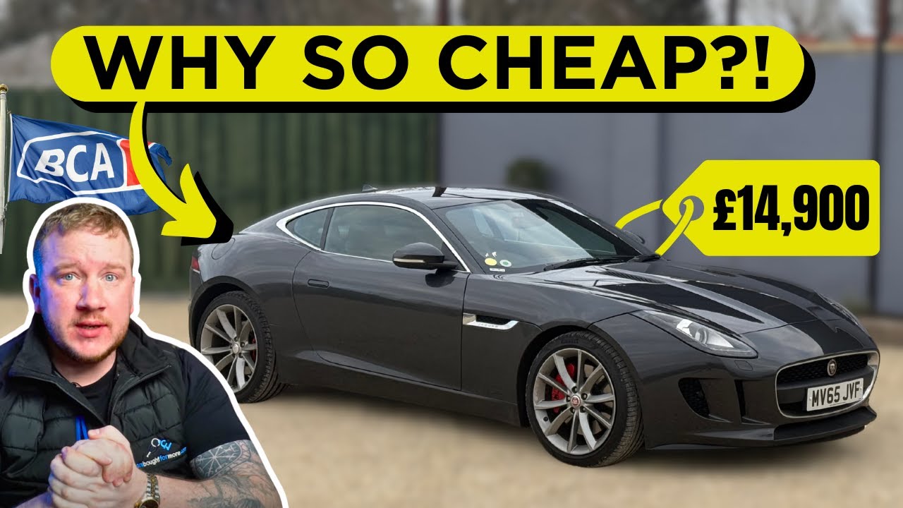 I Bought A Cheap Jaguar F Type Unseen At Auction!