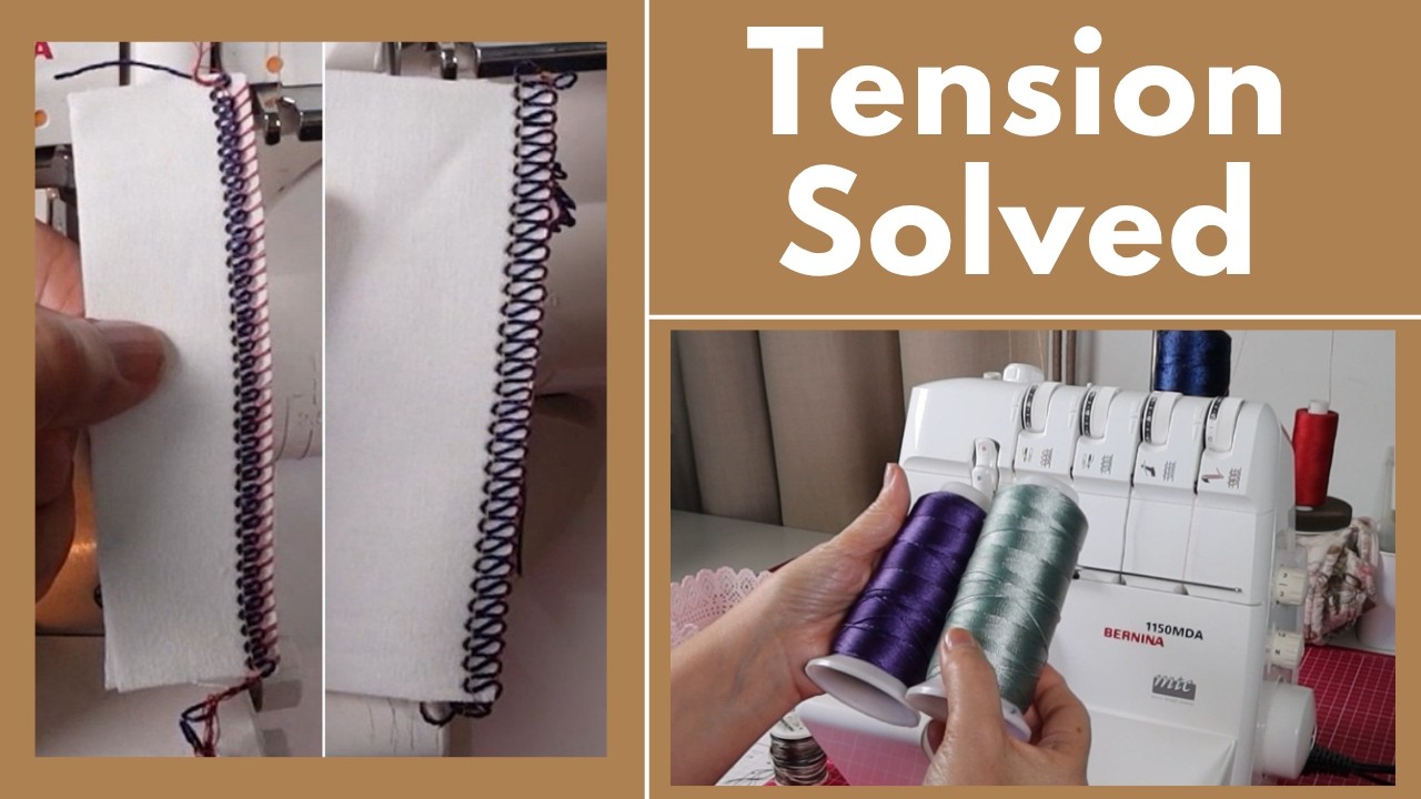 Serger (Overlocker) Tension for Decorative Threads &ndash; Step-by-Step Guide