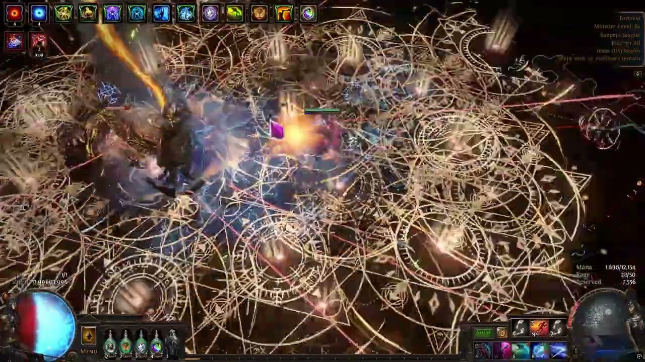3.27 I Kinetic Blast of Clustering Hierophant I T17 Map & Bossing