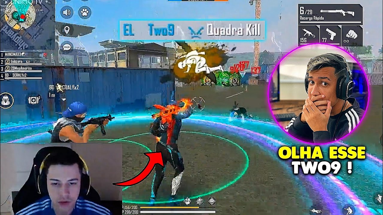 FX TWO9 ? TWO9 FAZ JOGADA INACREDITÁVEL COM A NOVA LINE EMULADOR DO FLUXO NO SEU TIME - 4v4 APOSTADO