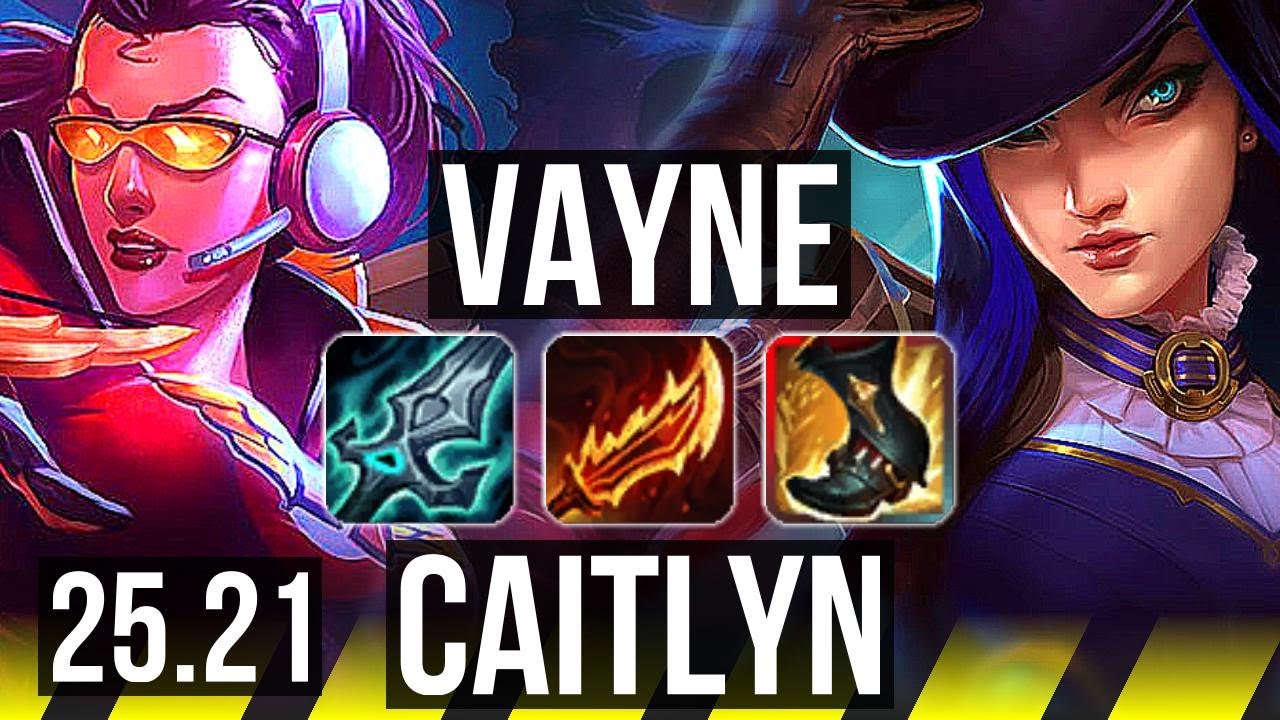 VAYNE & Rell vs CAITLYN & Alistar (ADC) | 19/1/5, Quadra, Legendary | EUNE Master | 25.21