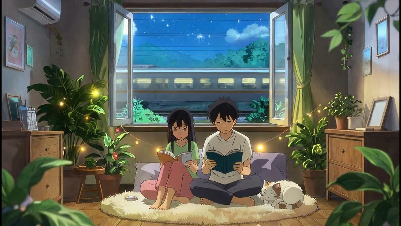🌙 Lullaby Lo-fi: 10 Minutes of Chill Jazzhop Vibes for Relaxation & Study 🎶