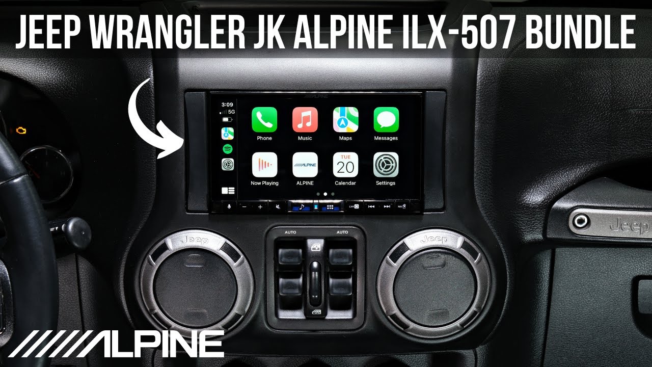 Jeep Wrangler JK Alpine iLX-507 Plug & Play Kit Installation | 2007 - 2018 Jeep Wrangler JK