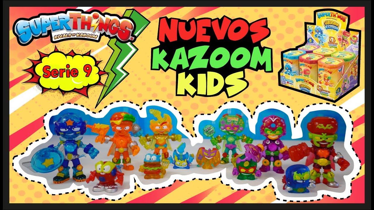 ⚽🥊🎸🎮🍔🍩 SUPERTHINGS SERIE 9 GUARDIANS OF KAZOOM / UNBOXING KAZOOM KIDS ⚡💥