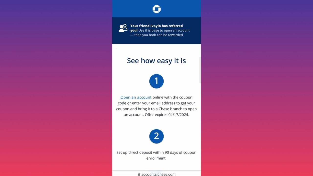 Bank account bonuses in 2025 | Chase Bank Checking account Bonus Offer