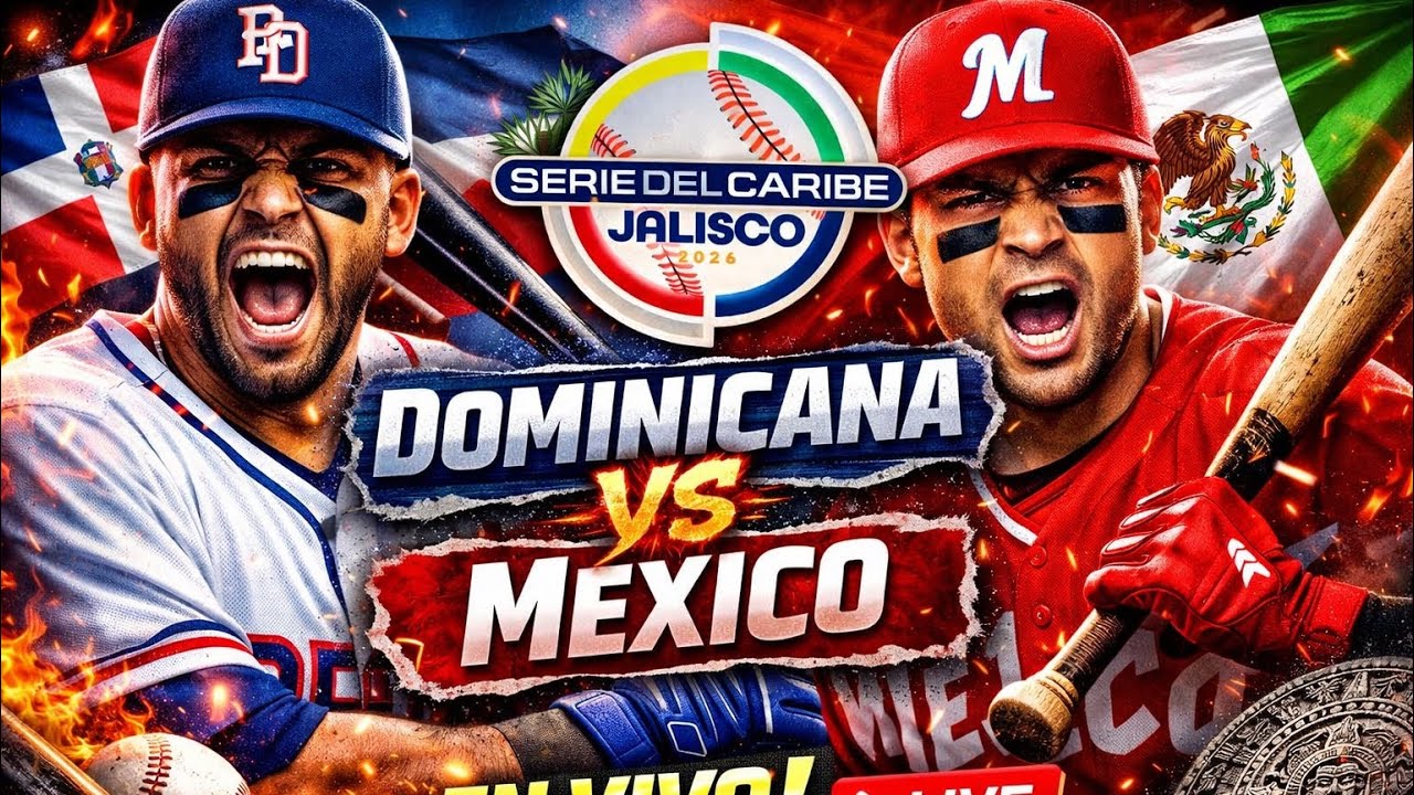 REP. DOM. VS MEXIVO - SERIE DEL CARIBE EN VIVO  - JALISCO