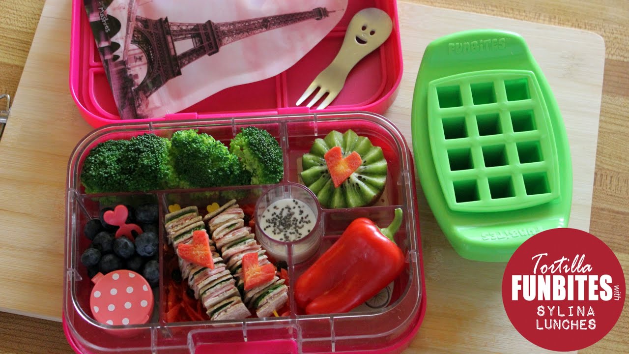 School Lunch Ideas: Tortilla Funbites Kabobs
