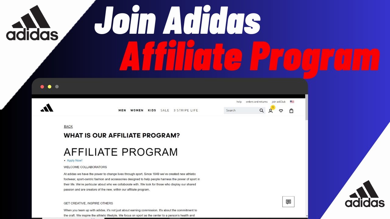 How To Sign Up For Adidas Affiliate Program (2024 Step By Step Guide)