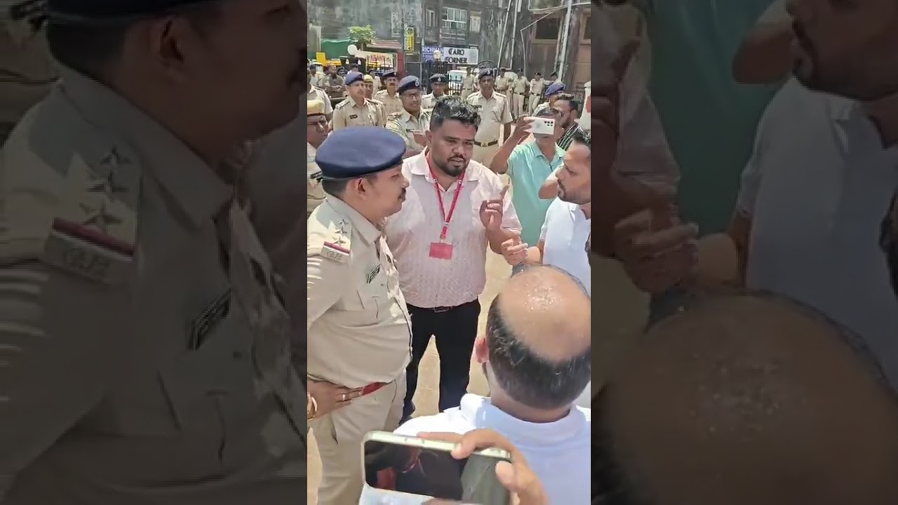 Heated argument at Margao of mirabag locals 
