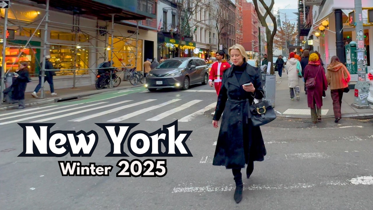 This Is Why SoHo Is One of NYC’s Most Famous Neighborhoods | 4K NYC Winter Walk