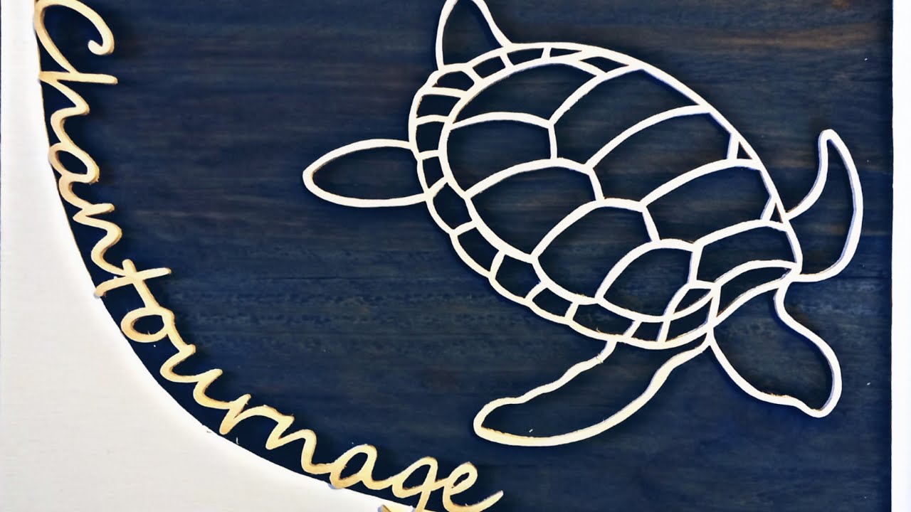 Chantournage d'une tortue de mer