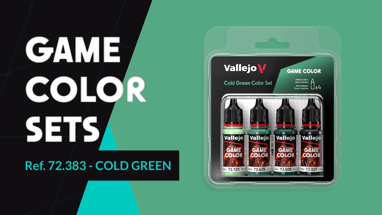 Ref. 72.383 COLD GREEN COLOR SET - Game Color
