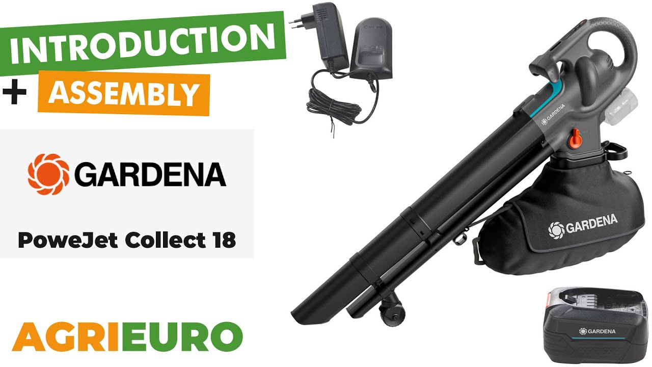 Gardena PowerJet Collect 18 Vacuum Blower - Presentation and Assembly