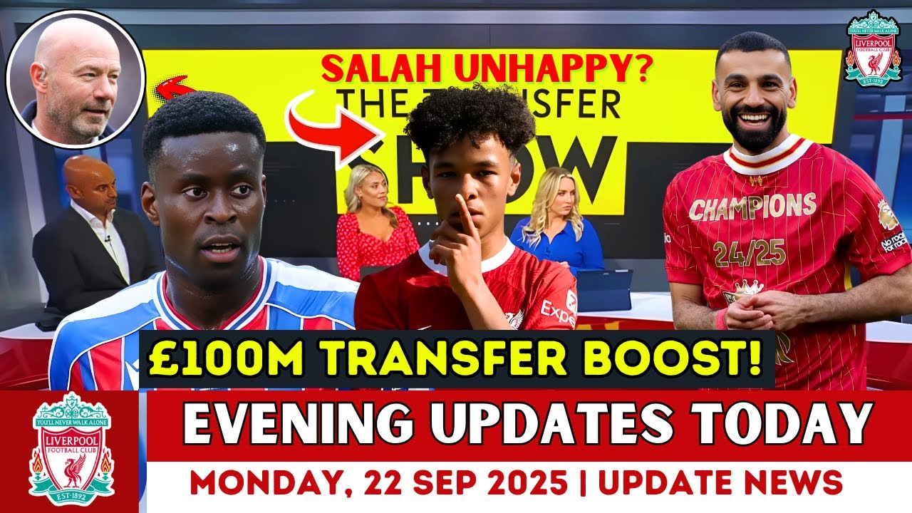 🔴 LIVERPOOL UPDATES:🚨 SALAH UNHAPPY? SLOT&rsquo;S &pound;100M BOOST 💰 & 15-YEAR-OLD SENSATION MAKES HISTORY