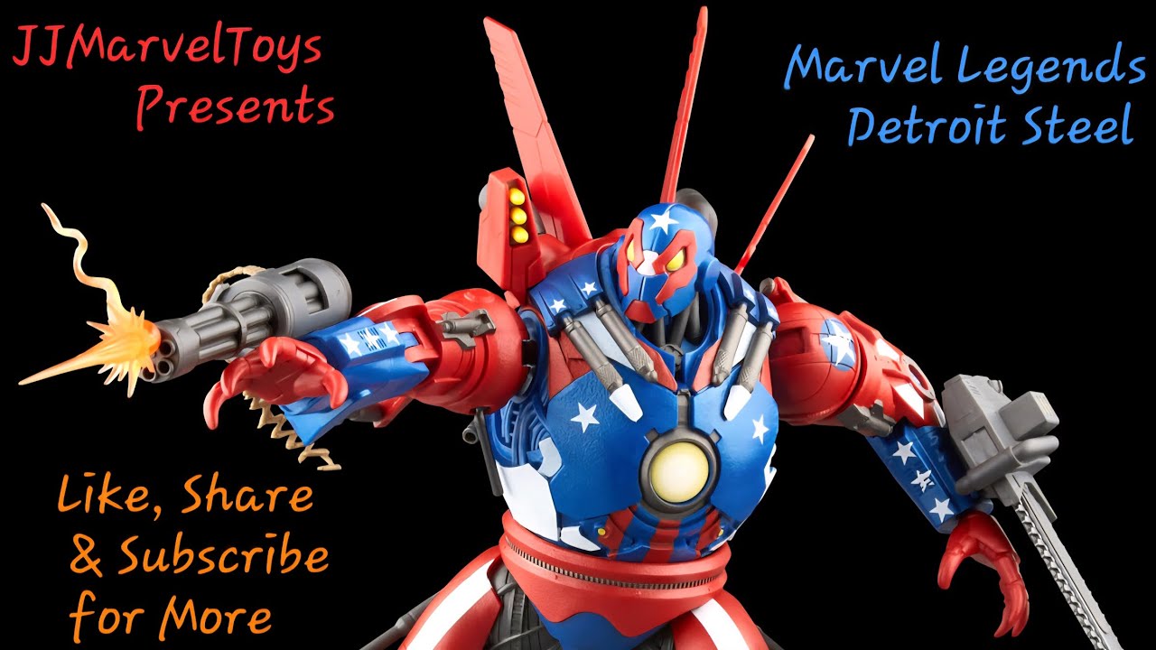 Unboxing & Review | Detroit Steel | Marvel Legends | Hasbro | @JJMarvelToys 