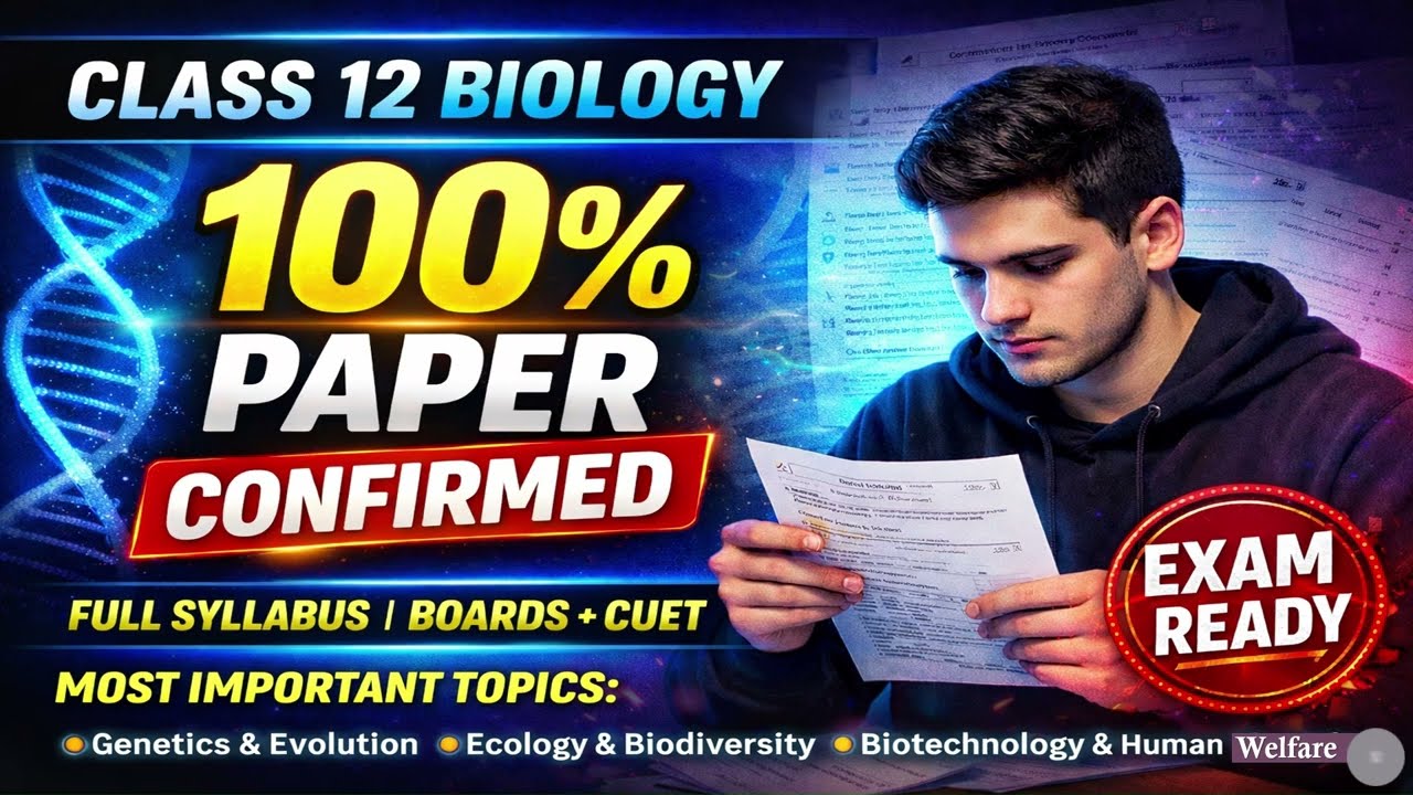 Class 12th || BIOLOGY || Full Syllabus || Most IMP. TOPICS in ONEvideo for BOARDS AND CUET