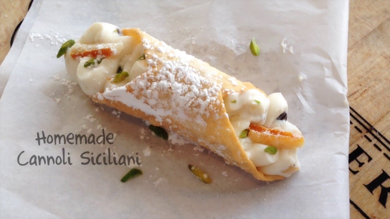 Homemade style Cannoli Siciliani