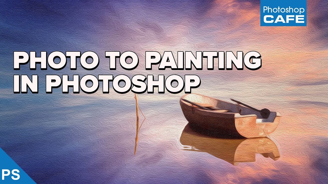 Как превратить фотографию в КАРТИНУ МАСЛОМ в PHOTOSHOP