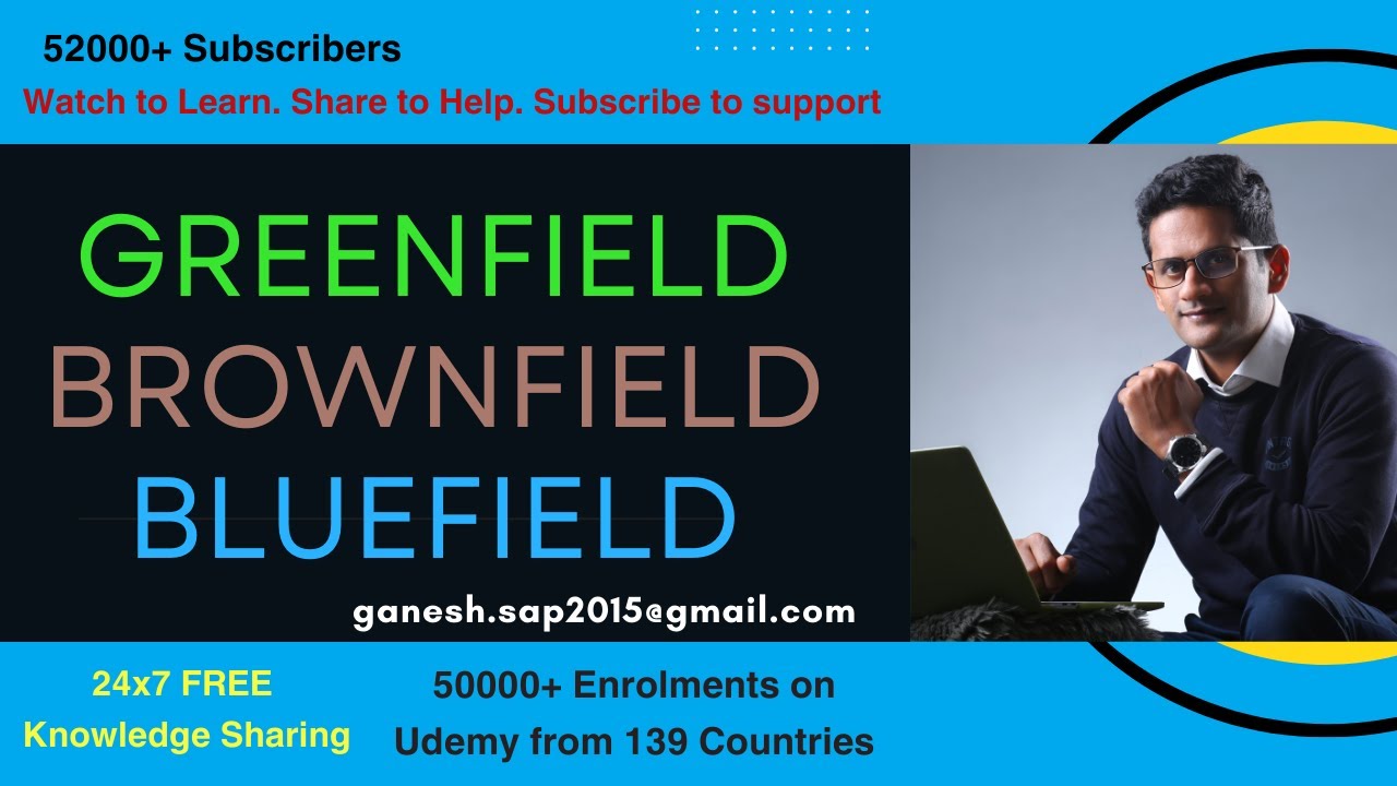 Greenfield - Brownfield - Bluefield Implementation details in SAP S/4 HANA - SAP YouTube channel