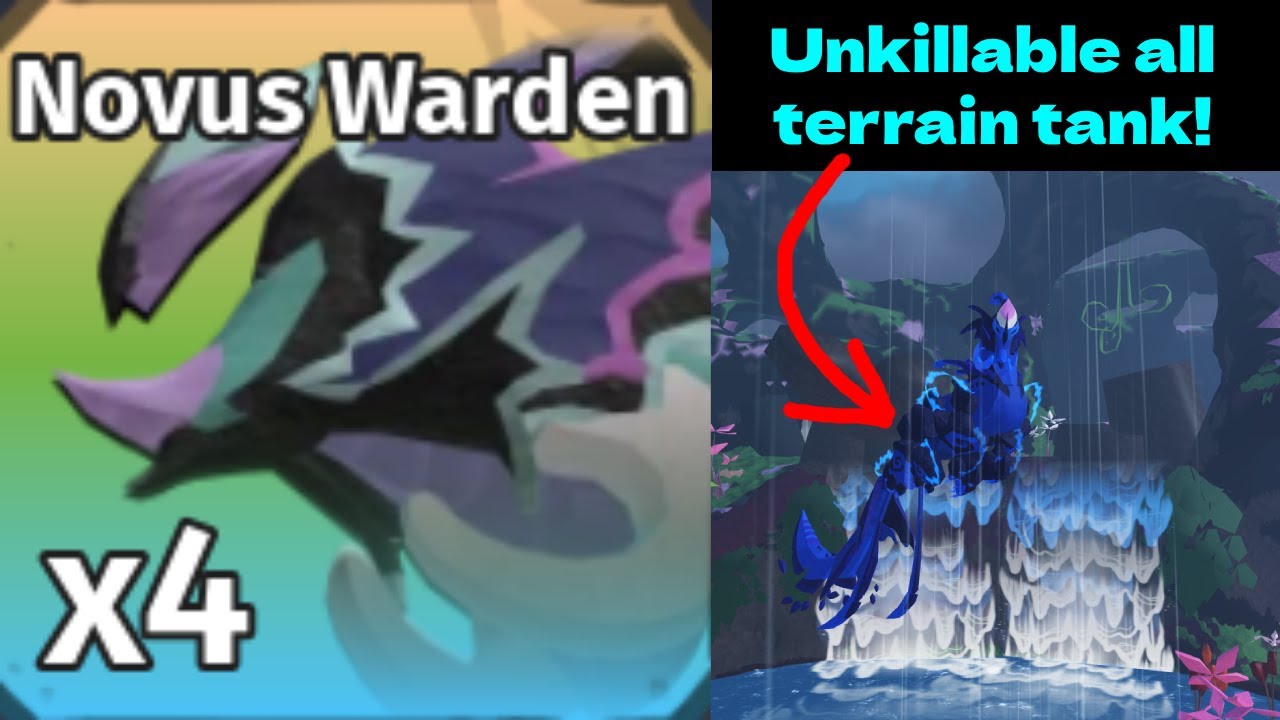 Kosing as the UNKILLABLE all terrain, Novus Warden! - Creatures of Sonaria
