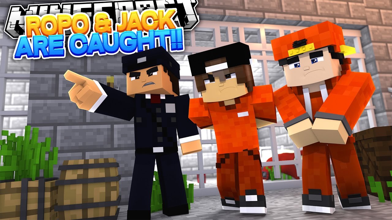 Minecraft Adventure - РОПО И ДЖЕКА ПОЙМАЛ НАЧАЛЬНИК!!!