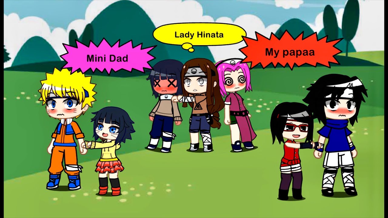 Himawari & Sarada travel into the Past || Future Baby Meme || Gacha Club