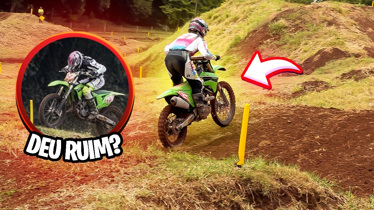 QUASE CAI NO TRIPLO DE MOTOCROSS😱